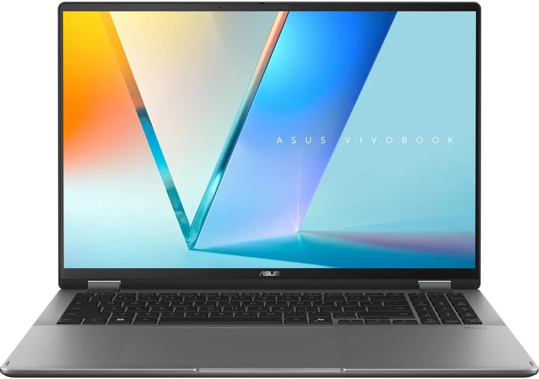 Изображение Ноутбук Asus Vivobook 16 Flip TP3607AA-SI086W (Intel 355 2300 МГц/ SSD 1024 ГБ  /RAM 32 ГБ/ 16" 1920x1200/VGA встроенная/ Windows 11 Home) (90NB17B1-M005K0)