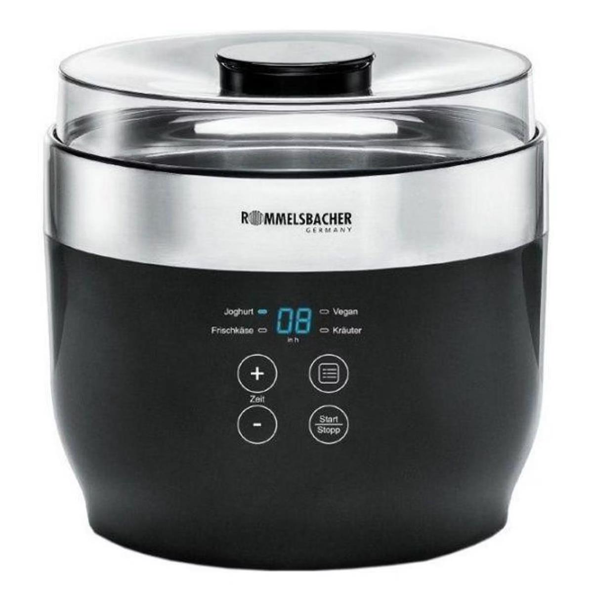 Изображение Йогуртница Rommelsbacher JG 80 (черный)