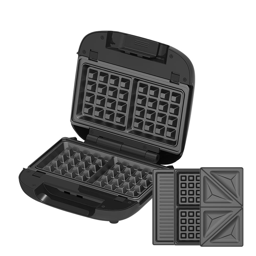 Изображение Прибор со сменными панелями BQ ST2008 Black-Steel 3 in 1 (800 Вт  черный, серебристый)