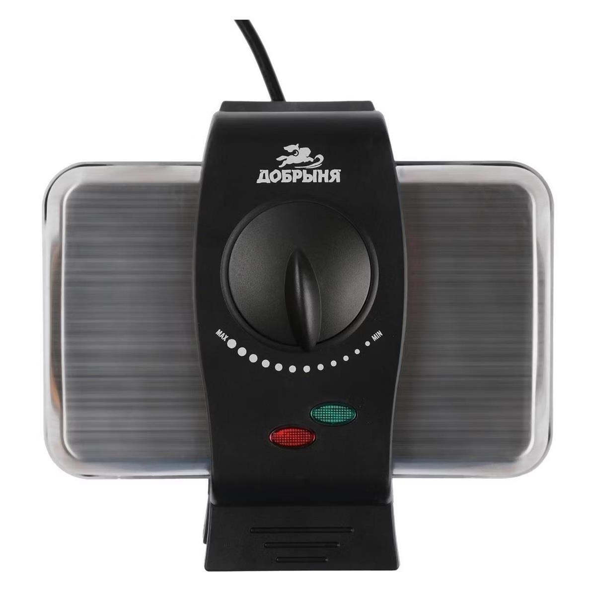 Изображение Вафельница Добрыня DO-2104 (1000 Вт /серебристый)