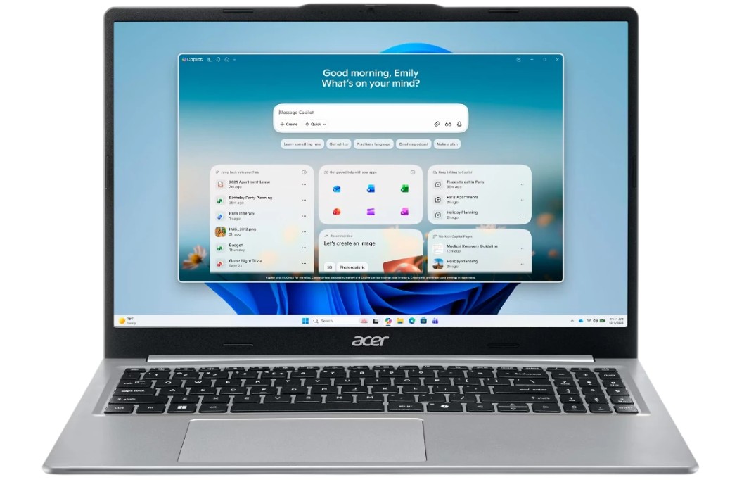 Изображение Ноутбук Acer Aspire Lite AL15-21P (AMD 40 2800 МГц/ SSD 512 ГБ  /RAM 16 ГБ/ 15.6" 1920x1080/VGA встроенная/ Без ОС) (NX.DVBCD.001)