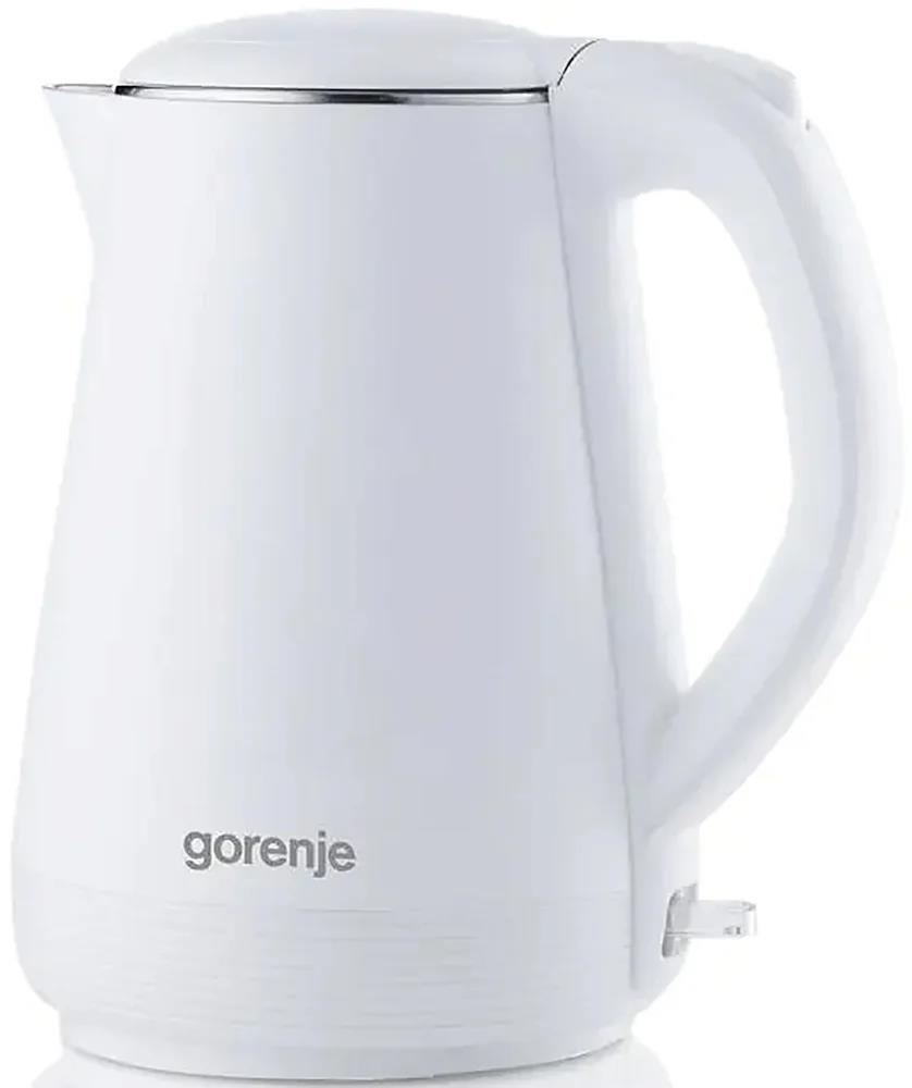 Изображение Электрический чайник Gorenje K17DWR (1800 Вт/1,8 л /металл, пластик/белый)