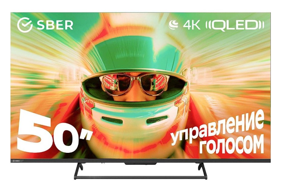 Изображение Телевизор Sber SDF-50UQ7000MBA 50" 4K Ultra HD Smart TV черный