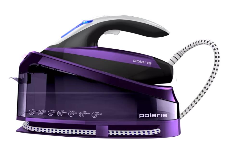 Изображение Парогенератор Polaris PSS 7510K (3000вт,7 Бар, керамика) фиолетовый/черный