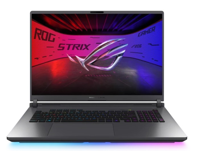 Изображение Ноутбук Asus G815JPR ROG Strix G18 (2025) (Intel 14900HX 2200 МГц/ SSD 512 ГБ  /RAM 32 ГБ/ 18" 2560x1600/VGA дискретная/ Без ОС) (90NR0LM1-M00610)