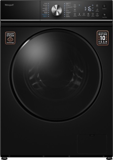 Изображение Стиральная машина Weissgauff WM 47147 DC Inverter Steam, черный (фронтальная, 7 кг, 1200 об/мин )